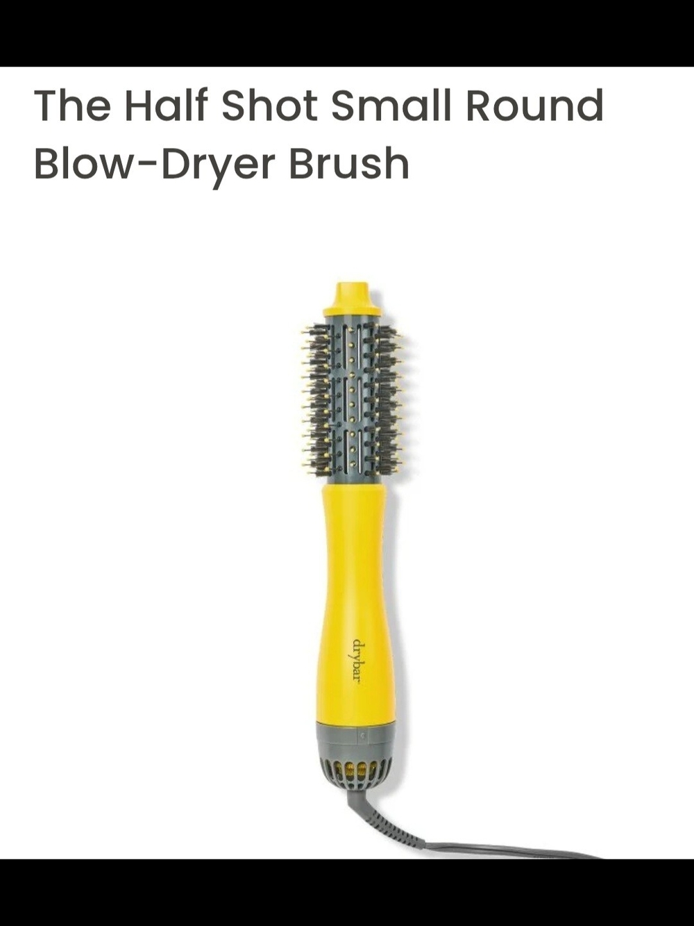 ​Drybar The Half Shot Small Round Blow-Dryer Brush - Like New!
